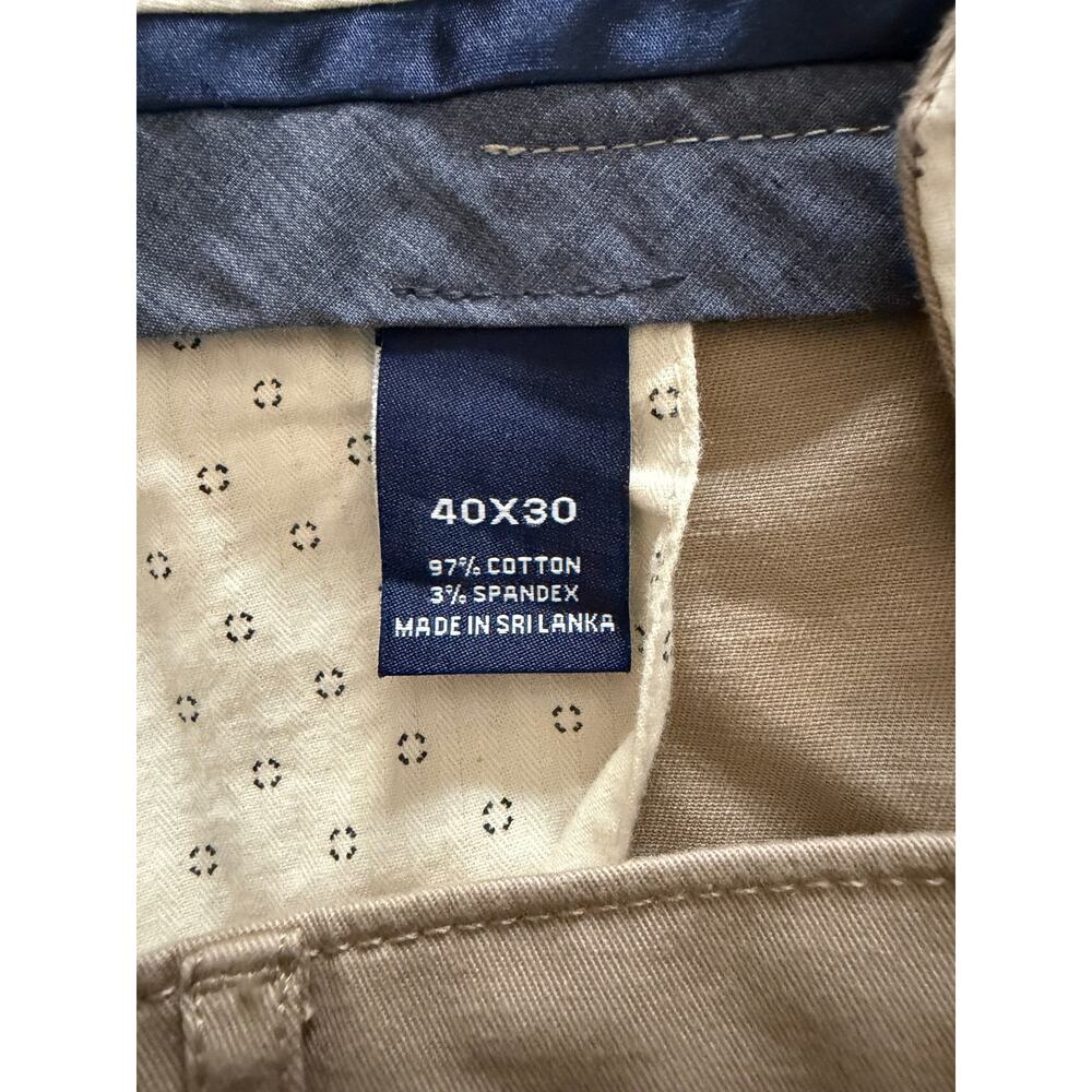 Daniel Cremieux Slim Fit Chino Men's 40"x30" Stretch Tapered Leg Khaki NWT - Picture 9 of 13